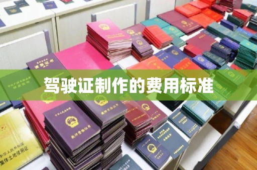 恒山驾驶证制作的费用标准